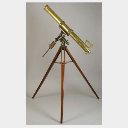 Rare 4-inch Astronomical Refracting Telescope by William Gardam & Sons