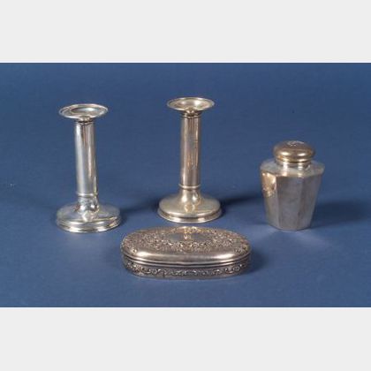 Four Small Tiffany & Co. Sterling Articles