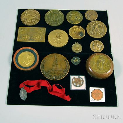 Seventeen Assorted Historical, Commemorative, and Collectible Medals