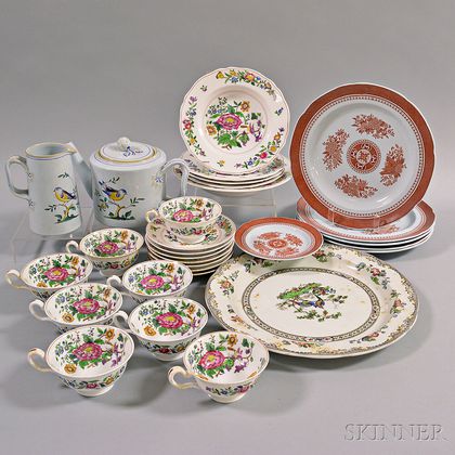 Twenty-eight Pieces of Copeland Spode Porcelain