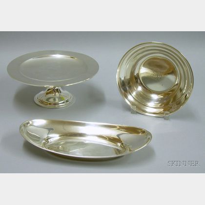 Three Sterling Silver Serving Items
