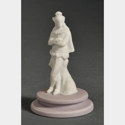 Wedgwood White Jasper Figure of a Chess Jester