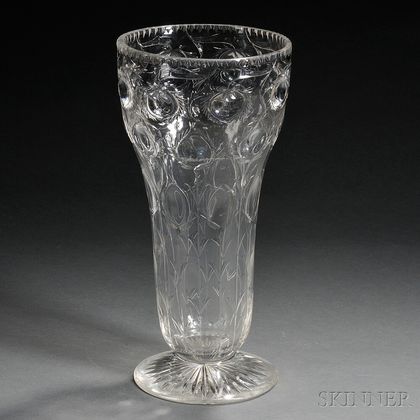 Thomas Webb Cut Glass Vase