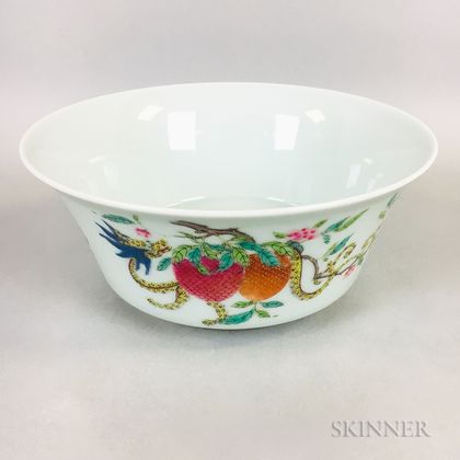 Enameled Porcelain Bowl