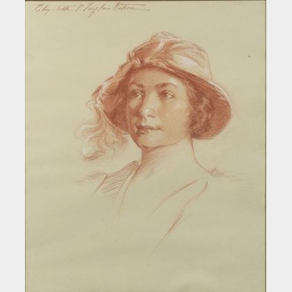 Elizabeth Vila Taylor Watson (American, 1863-1949) Portrait of a Woman