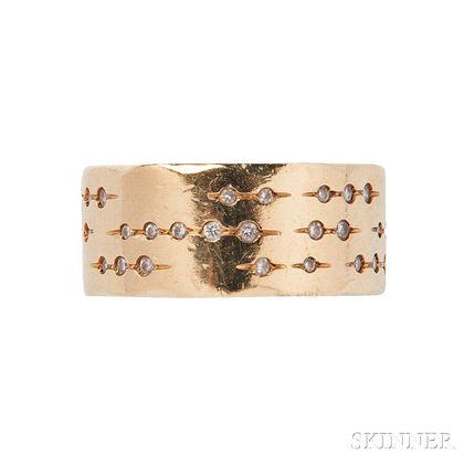 18kt Gold and Diamond "Code" Ring, H. Stern
