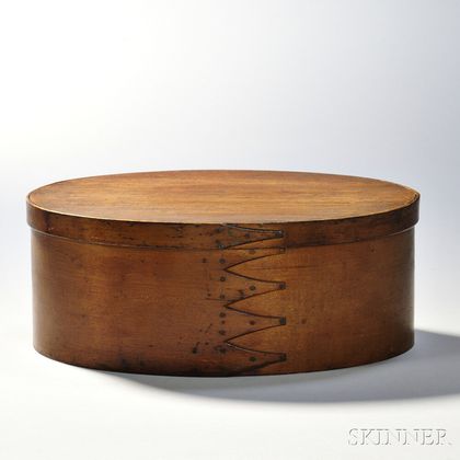 Shaker Maple and Pine Oval Box