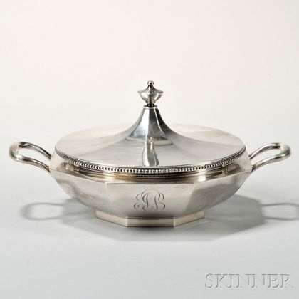 Shreve, Crump & Low Sterling Silver Tureen and Cover