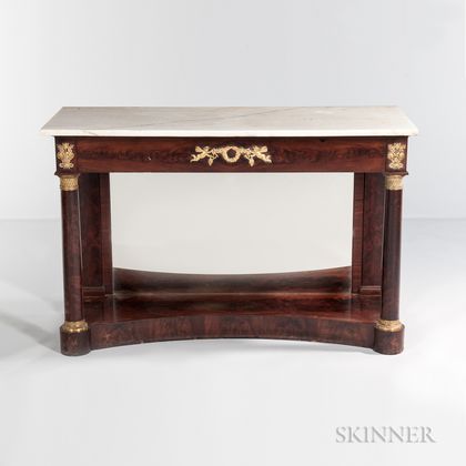 Classical Marble-top Pier Table