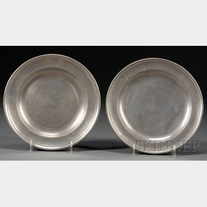 Two Pewter Plates