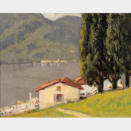 Charles Warren Eaton (American, 1857-1937) Lake Como