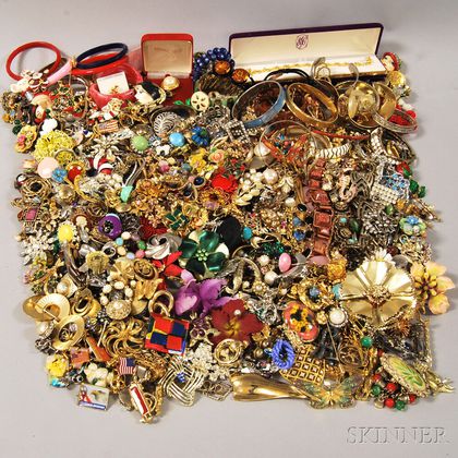 Very Large Group of Assorted Costume Jewelry