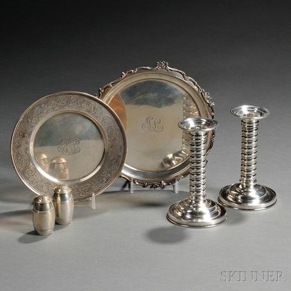 Six Pieces of Gorham Sterling Silver Tableware