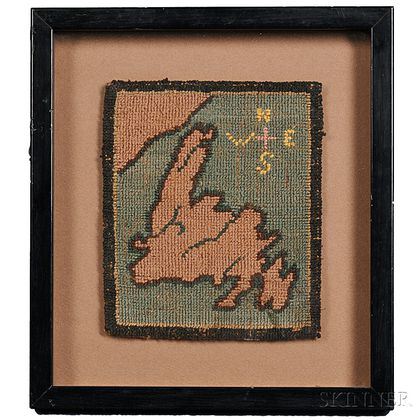 Small Grenfell Newfoundland Hooked Mat