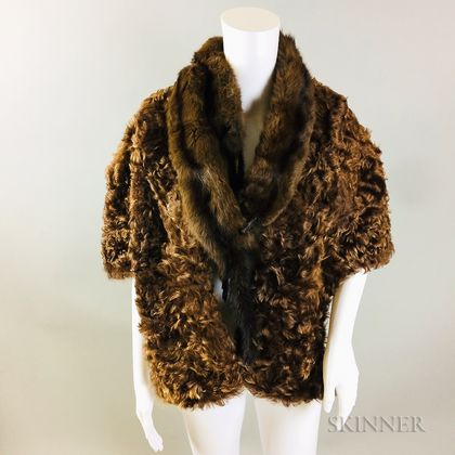 Two Fur Jackets and a Mink Stole. Estimate $200-300