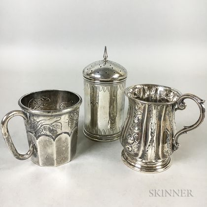 Three Pieces of Silver Tableware