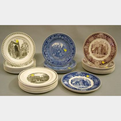 Thirty-two Wedgwood Collector's Plates