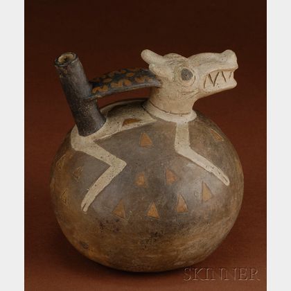 Pre-Columbian Painted Pottery Vessel