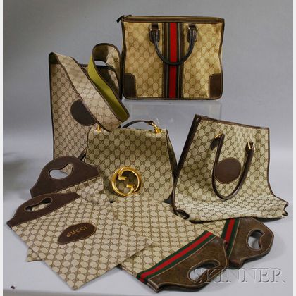 Large Group of Gucci and Gucci-style Accessories