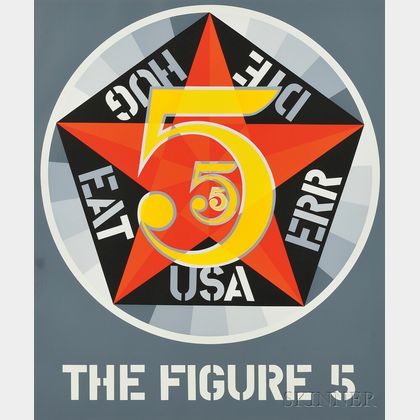 Robert Indiana (American, b. 1928) The Figure Five