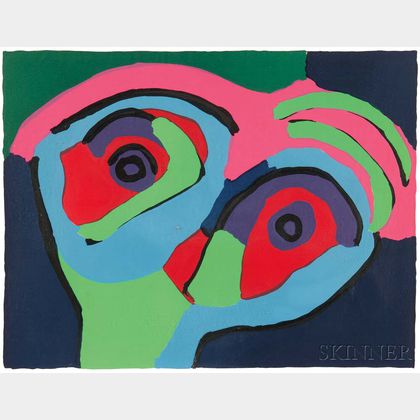 Karel Appel (Dutch, 1921-2006) Untitled (Face)