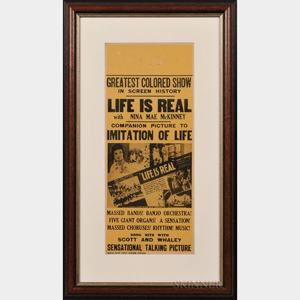 "Life is Real" Framed Movie Poster