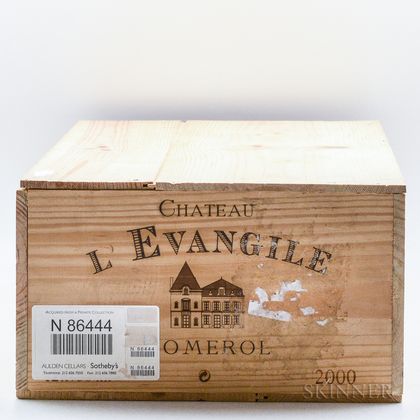 Chateau LEvangile 2000, 12 bottles (owc) 