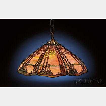 American Slag Glass Hanging Lamp Shade