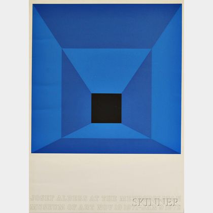 After Josef Albers (German/American, 1888-1976) Josef Albers at The Metropolitan Museum of Art Exhibition Poster