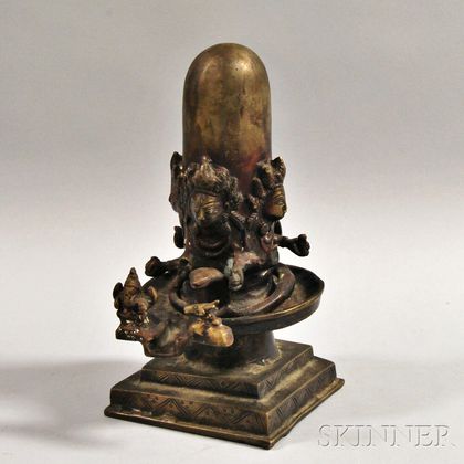 Bronze Shiva Lingam