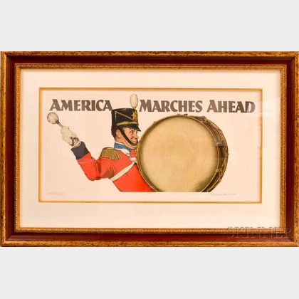 Norman Rockwell (American, 1894-1978) America Marches Ahead