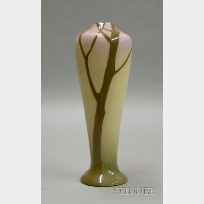 Owens Pottery Decorated Vase