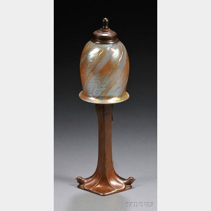 Art Nouveau Boudoir Lamp