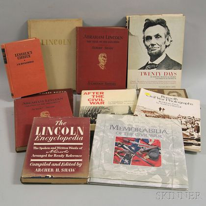 Collection of Books Pertaining to Abraham Lincoln and the Civil War