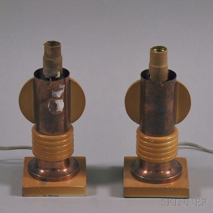 Pair of Modern Boudoir Lamp Bases