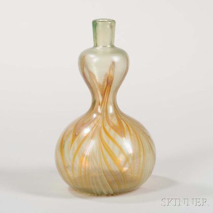 Tiffany Favrile Decorated Glass Vase 