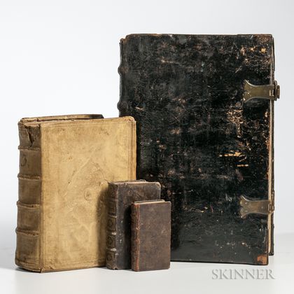 Concordantiae Bibliorum , Paris: Sonnium, 1611, and Three Other Early Books.