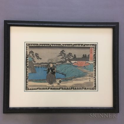 Utagawa Hiroshige (1797-1858),Chushingura Act 4