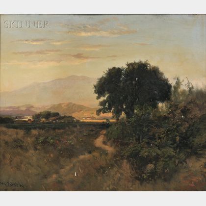 William Keith (American, 1838-1911) Dawn in the Desert Southwest