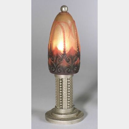 Art Deco G . Argy Rousseau Boudoir Lamp