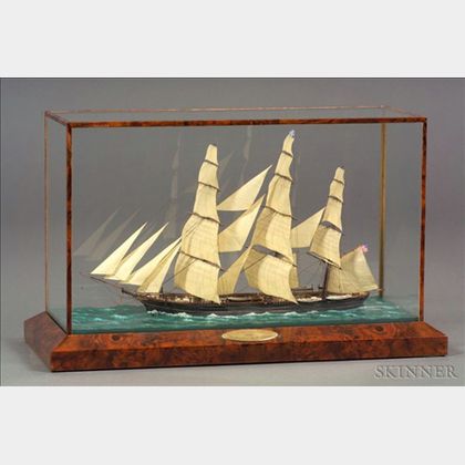 Cased Model of the Extreme Clipper Ship Challenge
