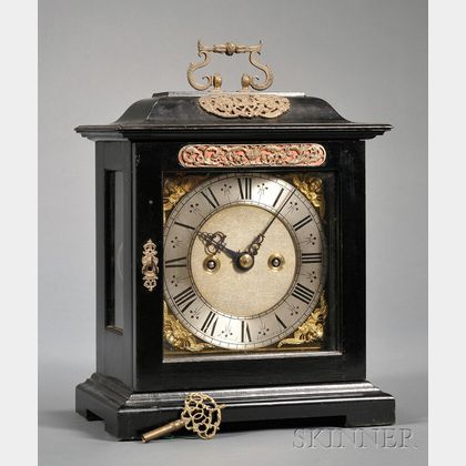 Ebonized Table Clock by William Haycock