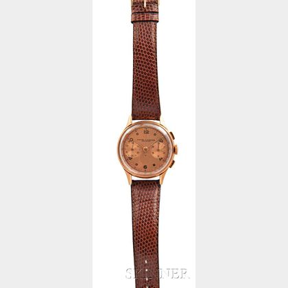 Baume & Mercier 18kt Gold Chronograph Wristwatch