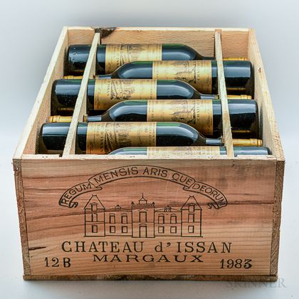 Chateau dIssan 1983, 12 bottles (owc) 