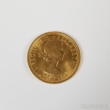 1964 British Gold Sovereign. Estimate $250-300