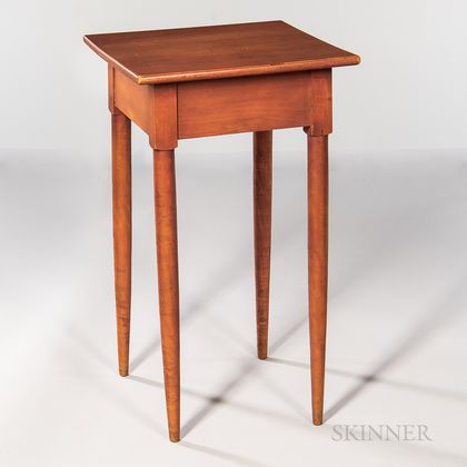Shaker Red-painted Maple and Birch Stand