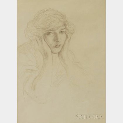 Sigismund Ivanowski (American, 1875-1944) Portrait of a Woman.