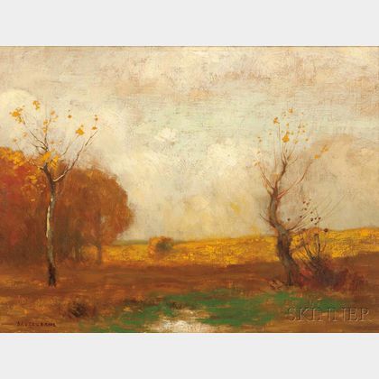 Bruce Crane (American, 1857-1937) Autumn Landscape