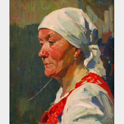 James Jeffrey Grant (American, 1883-1960) Portrait of a Woman