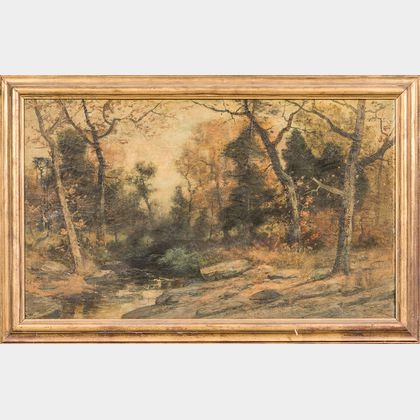 Christopher High Shearer (American, 1840-1926) Forested Landscape